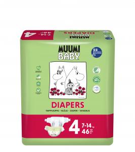 Open diapers / nappies Muumi Baby size 4